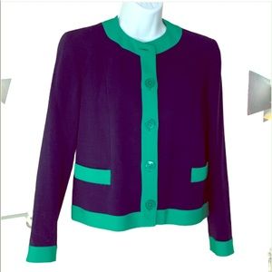 Black label Ralph Lauren color block blazer 6